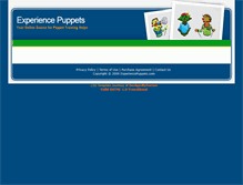 Tablet Screenshot of experiencepuppets.com